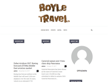 Tablet Screenshot of boyletravel.com